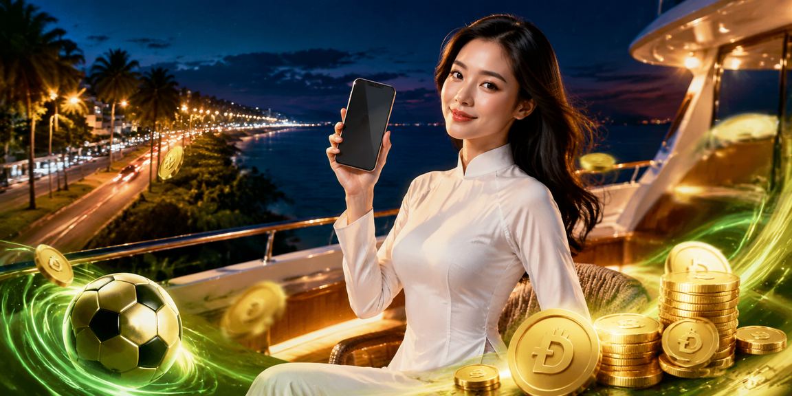 Phụ nữ mặc áo dài tại Mũi Né đăng ký tài khoản cuoc trên điện thoại bên bờ biển